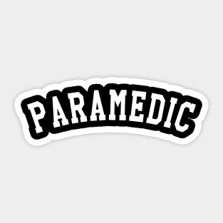 Paramedic Sticker